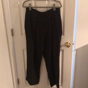 Never worn black trouser pant with pleat